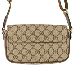 GUCCI Ophidia Web Line GG Supreme Shoulder Bag 764961 Brown Women's — Like New