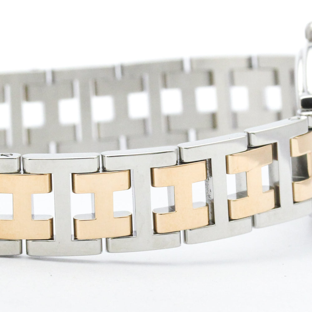 HERMES Clipper Pink Gold Plated Steel Watch CL4.221 Polished — Very Good