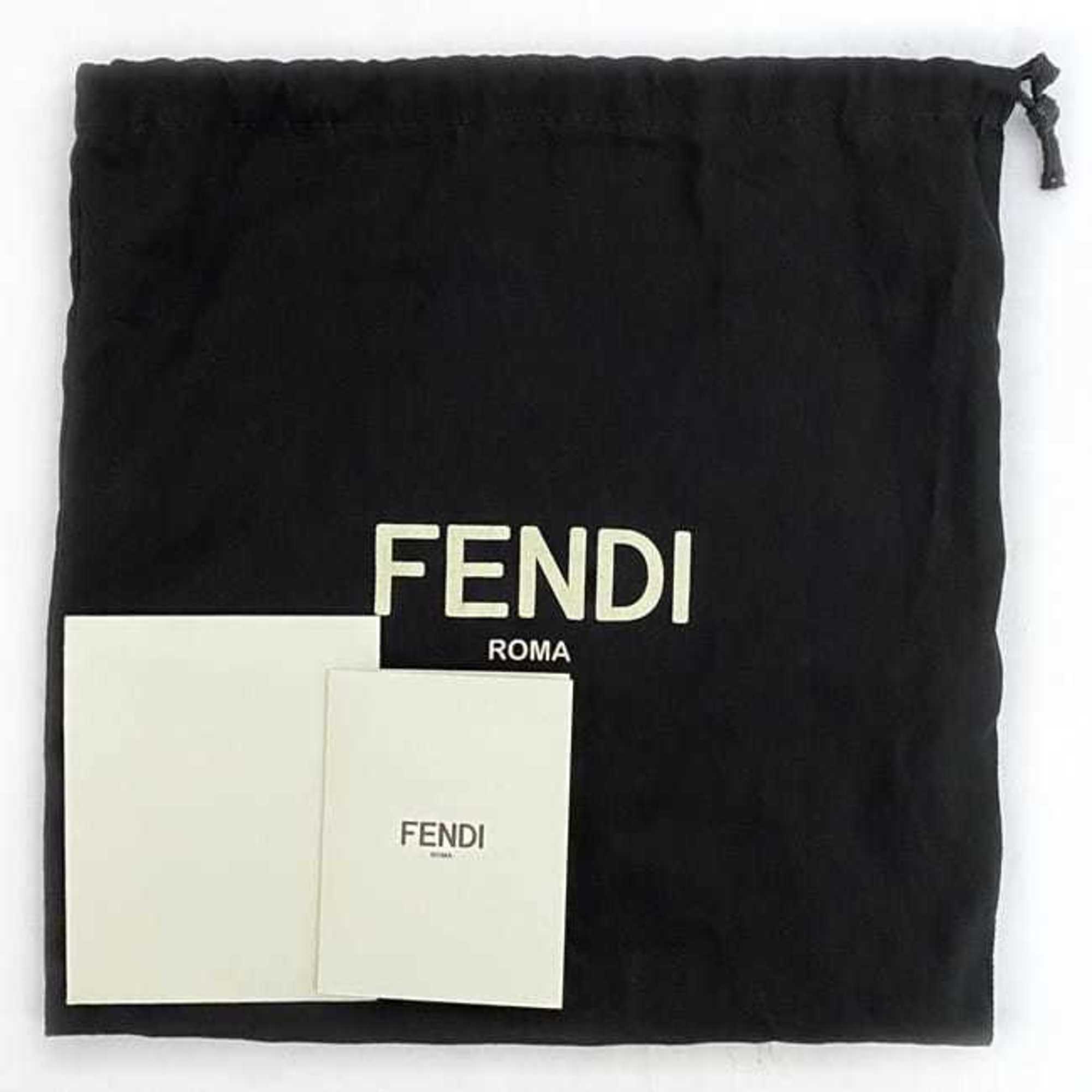 Fendi 2-way bag Sunshine f-21250 Black Tortoiseshell 8BS051 Leather FENDI FF Embossed Women's Compact — Like New