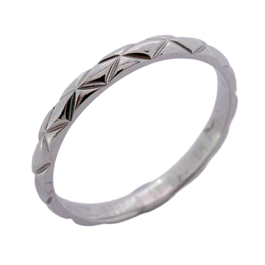 Chanel Matelasse Ring, Pt950 Platinum, #59, Men's
