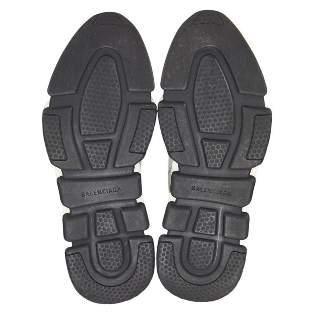 Balenciaga Speed Trainer Sock Sneakers, Size 31, Gray and White Fabric, Men's, BALENCIAGA