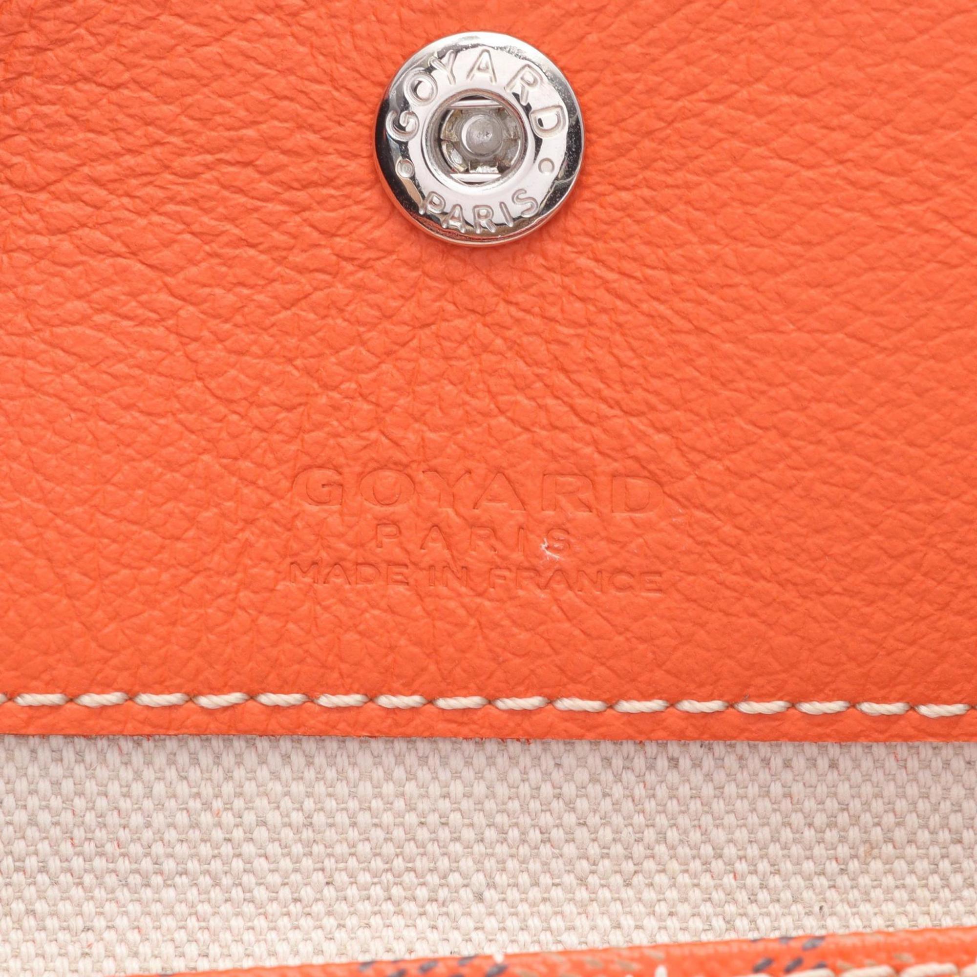 Goyard Bohème Hobo Bag, Shoulder Coated Canvas and Leather, Women's, Orange Multicolor, BOHEMEPMLTY07CL07P