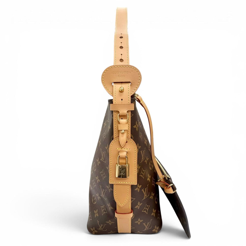 LOUIS VUITTON M12926 All In GM Monogram Canvas with Leather Accents Bucket Bag Shoulder Pouch, Brown, Women's, Dust — Like New