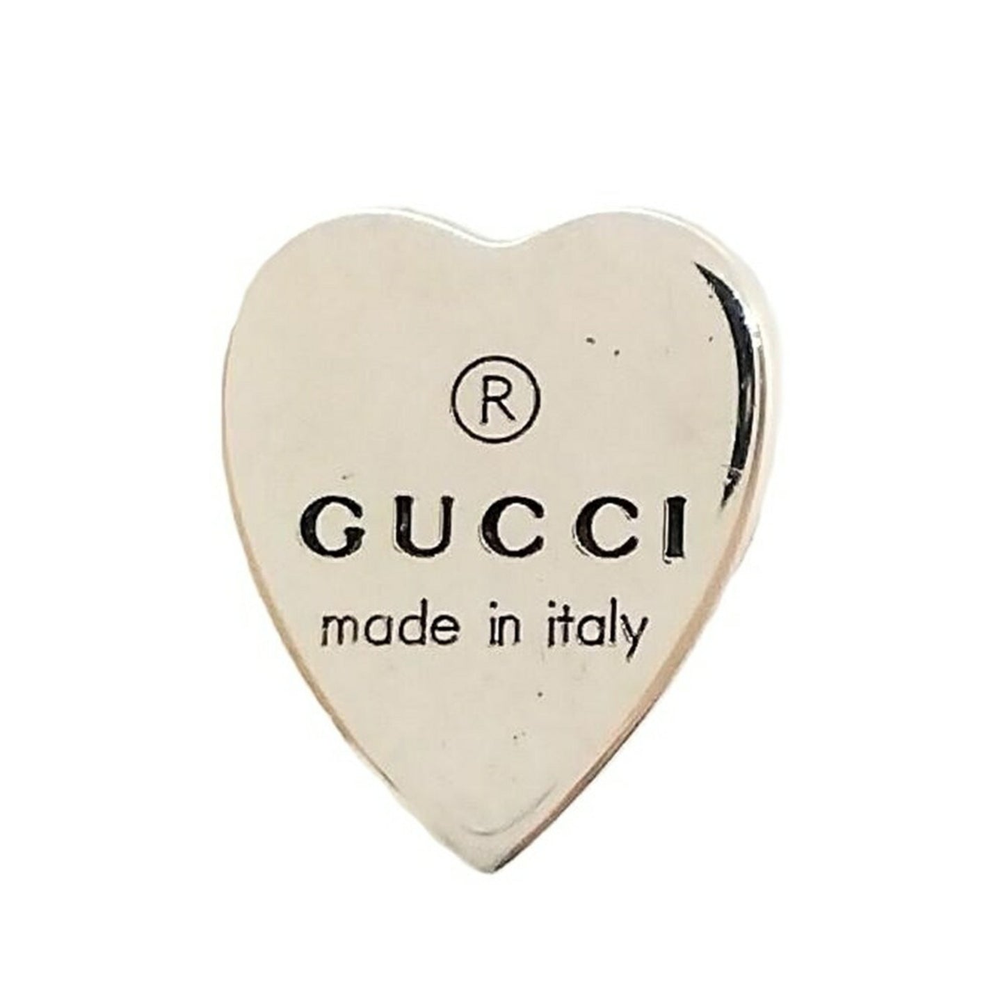 GUCCI Heart Shape Earrings SV925 Silver