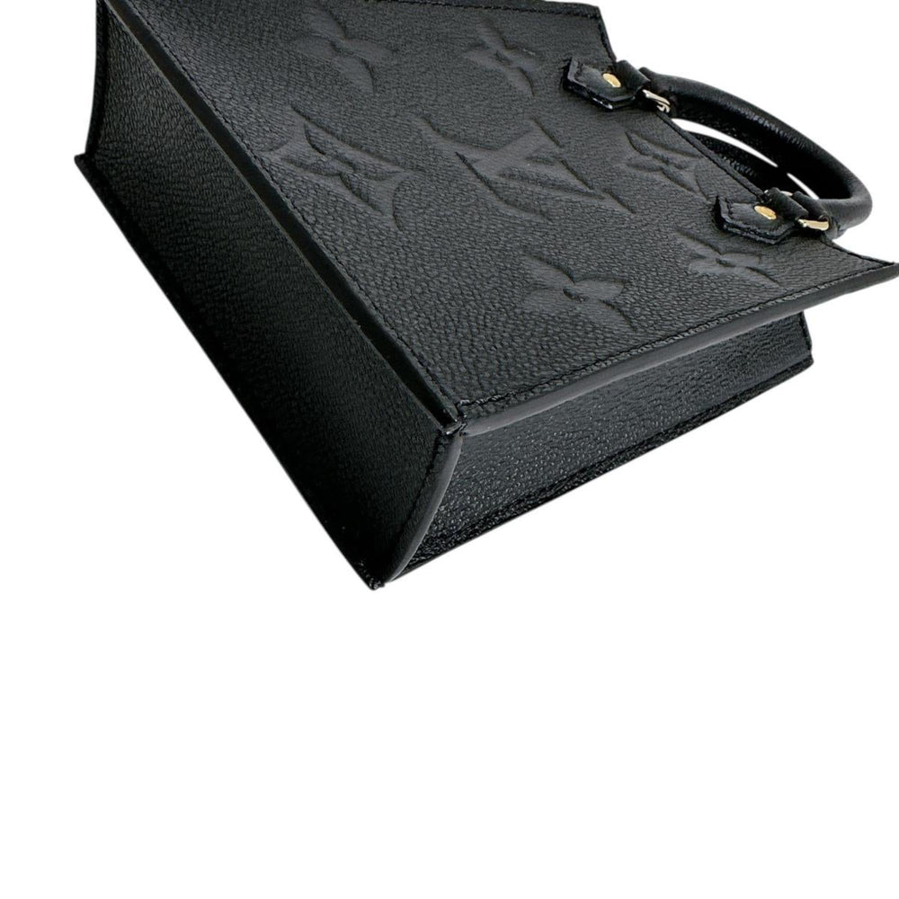 Louis Vuitton Petite Sac Plat Monogram Empreinte Shoulder Bag M81417 Black — New - Store Return