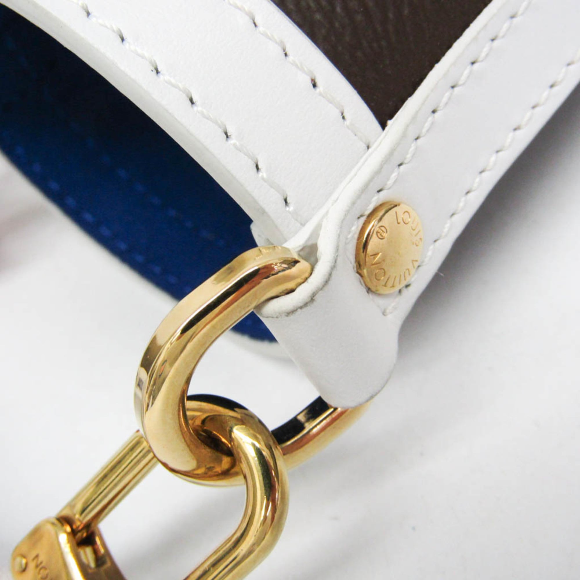 Louis Vuitton Monogram NBA Collaboration Flask Holder GI0565 Men,Women Shoulder Bag Blue,Brown,White — Like New