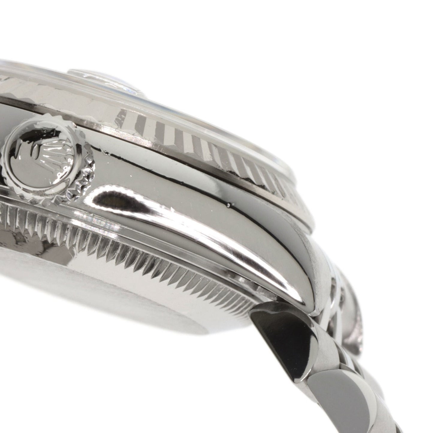 Rolex 69174G Datejust 10-Piece Diamond Watch in Stainless Steel/SS/18K White Gold for Women