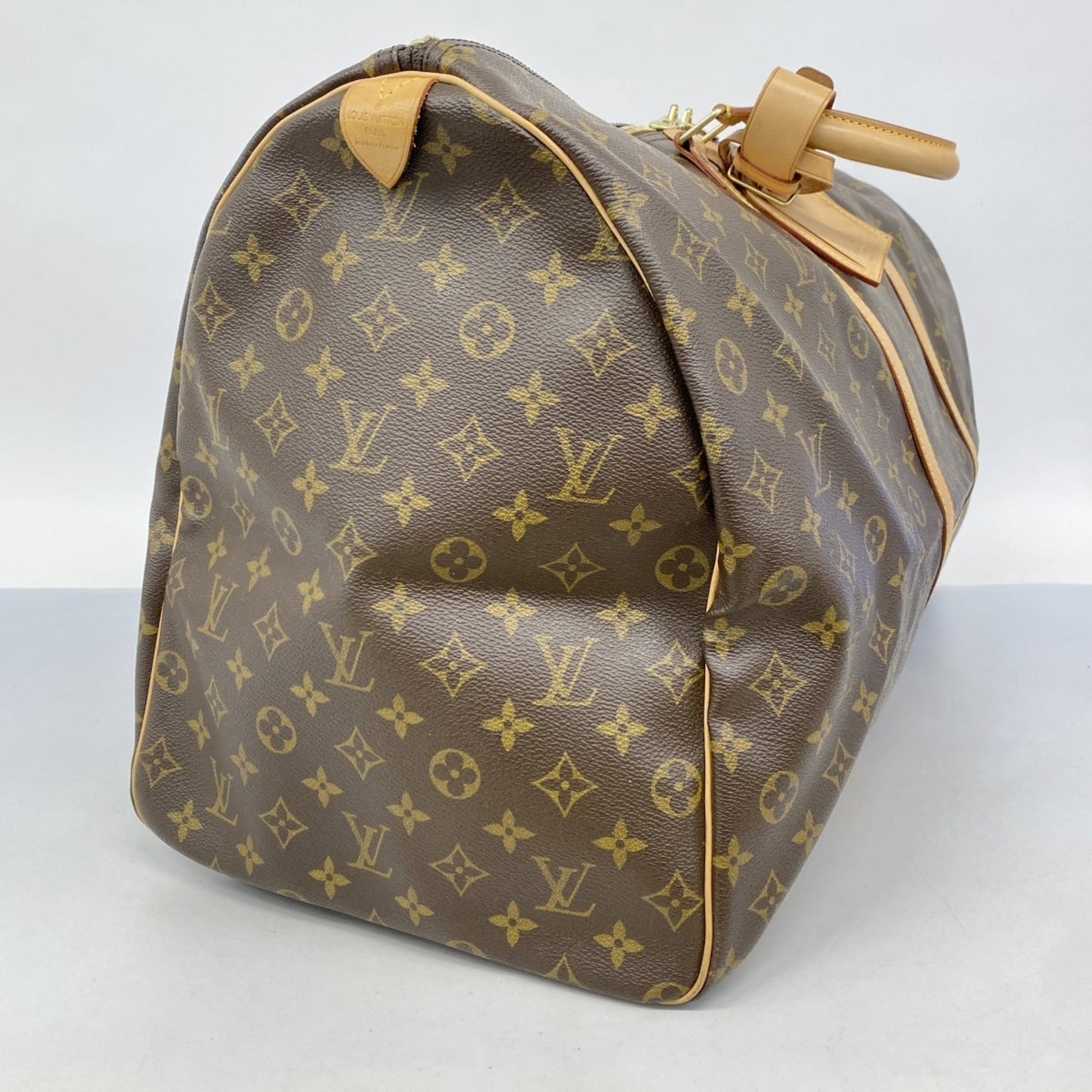 Louis Vuitton Monogram Keepall 60 Boston Bag M41422 Brown Men's/Women's