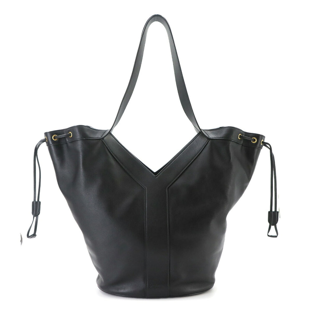 Saint Laurent Y Hobo Tote Handbag, Leather, Black, 833160 Bag — New - Store Return