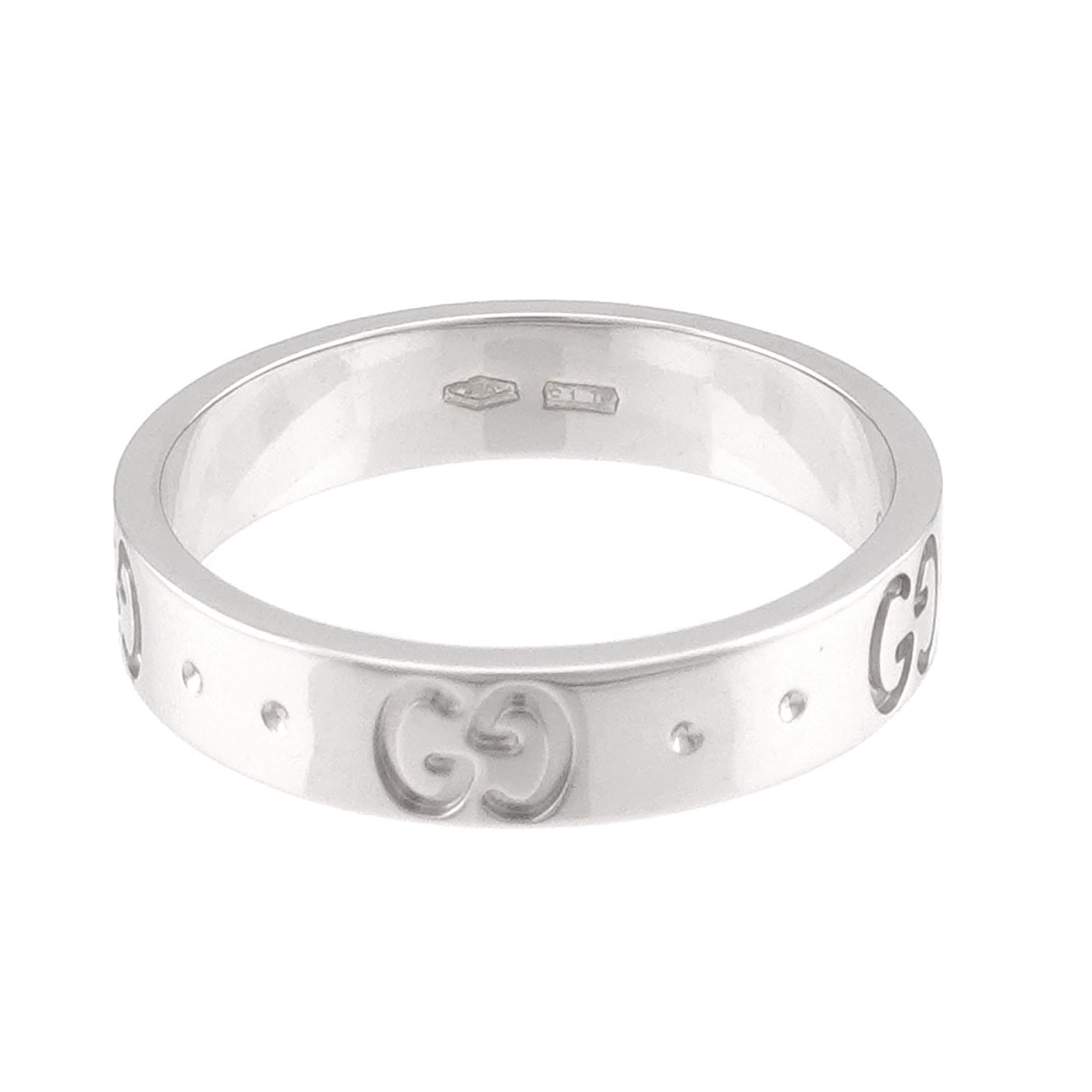 Gucci Icon #10 Ring, 18K WG (White Gold 750) — Like New