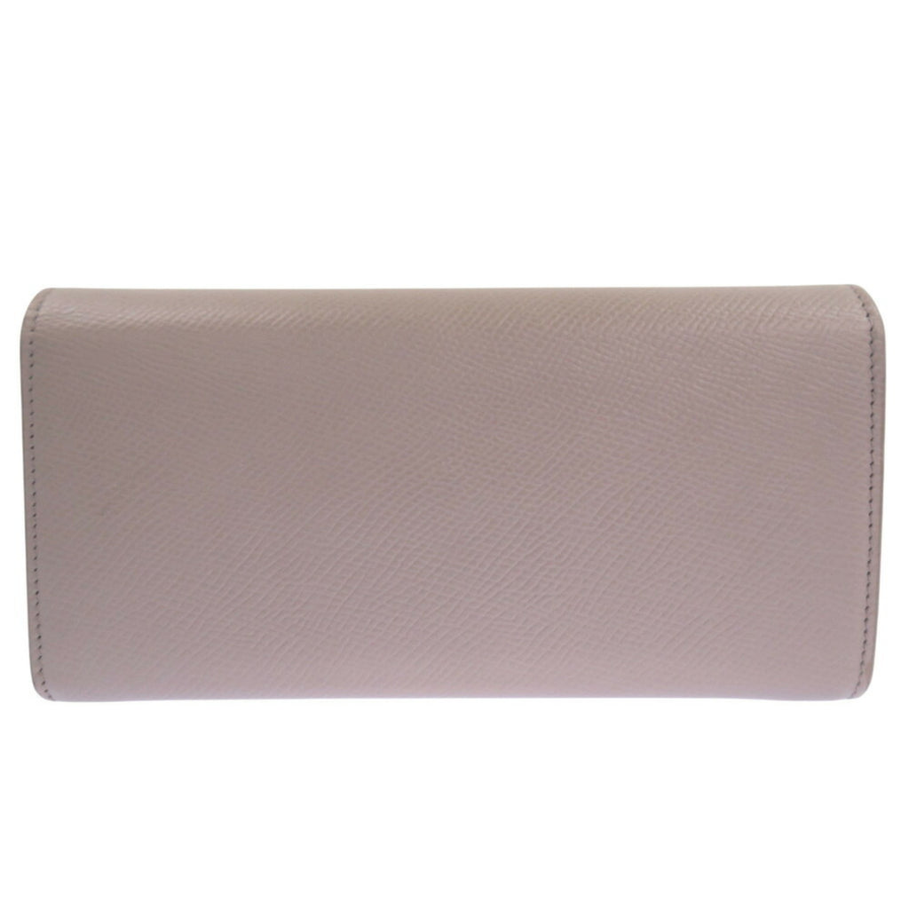 Celine Large Flap Wallet Leather Grey Long 0123CELINE