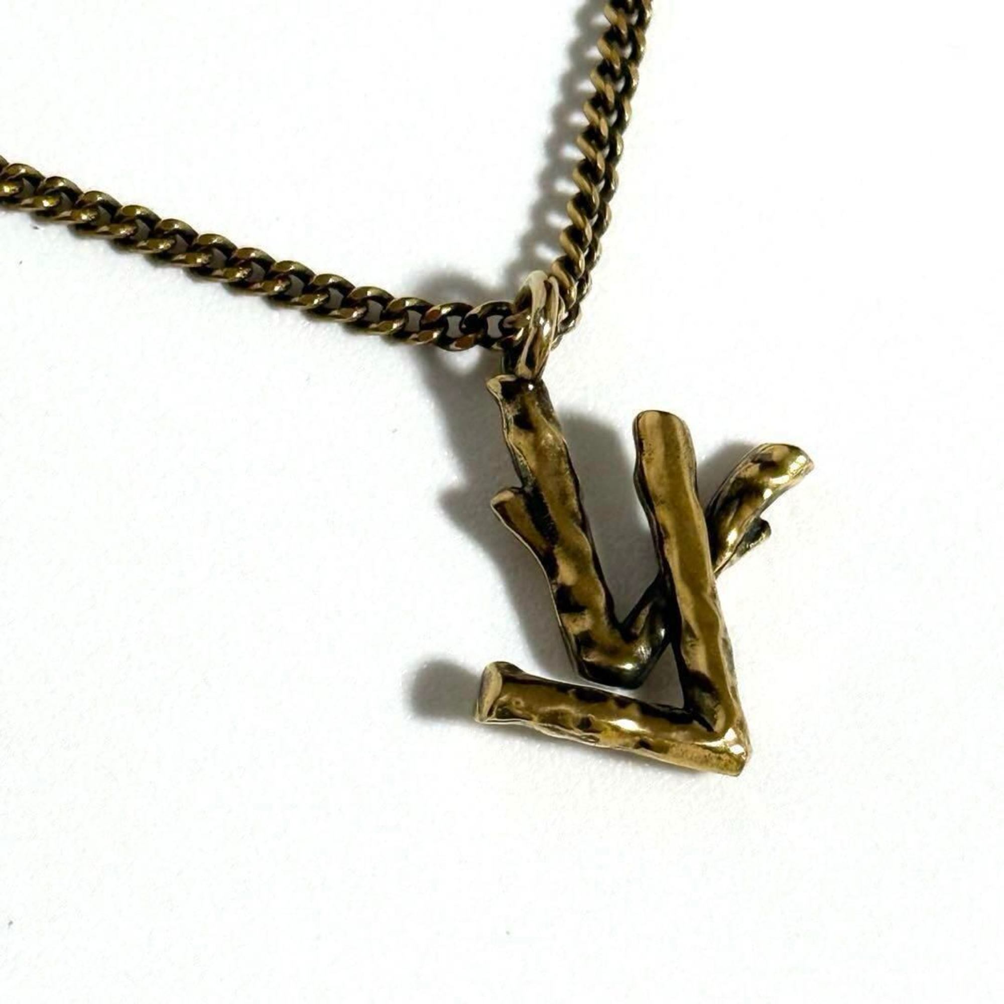 LOUIS VUITTON Men's Pendant Necklace LV Twig — Like New
