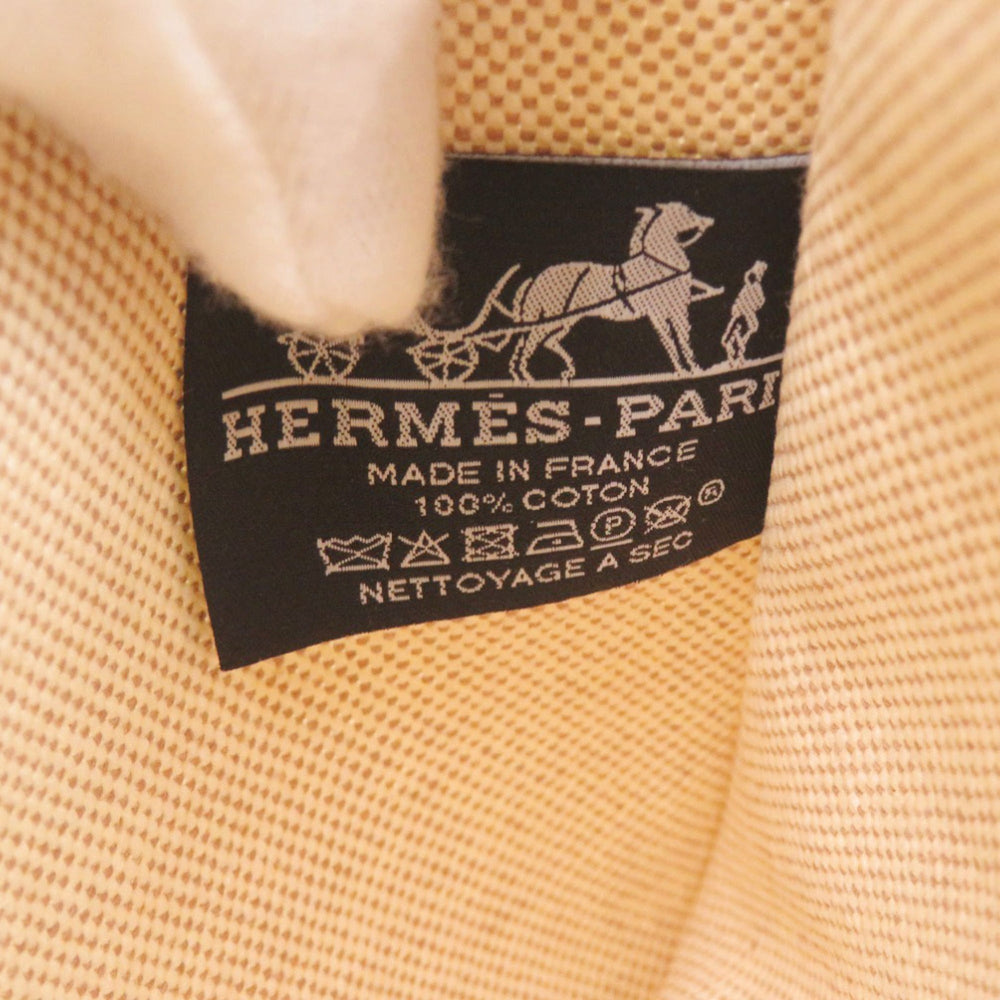Hermes Like new Hermès New Yachting PM cotton beige pouch 0158 — Like New