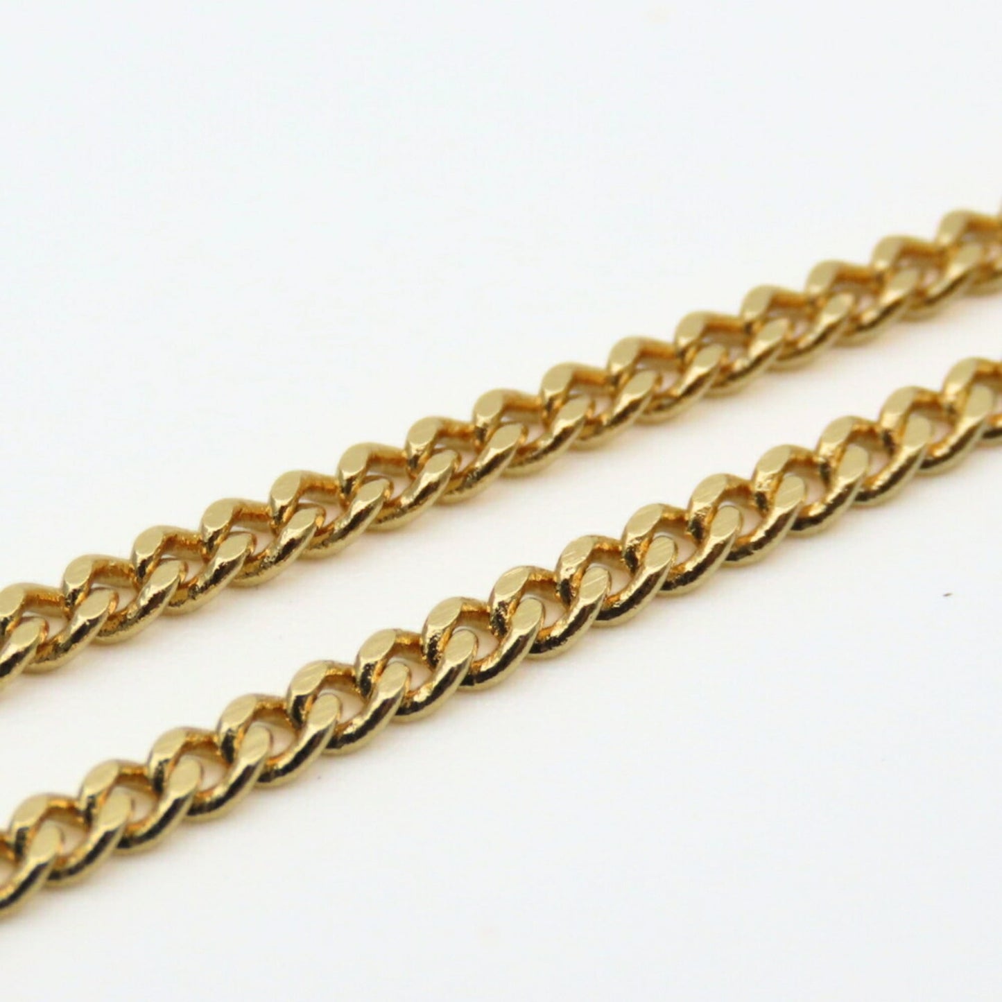 Christian Dior Necklace, Metal, Rhinestone, Gold Plated, GP, Women's,