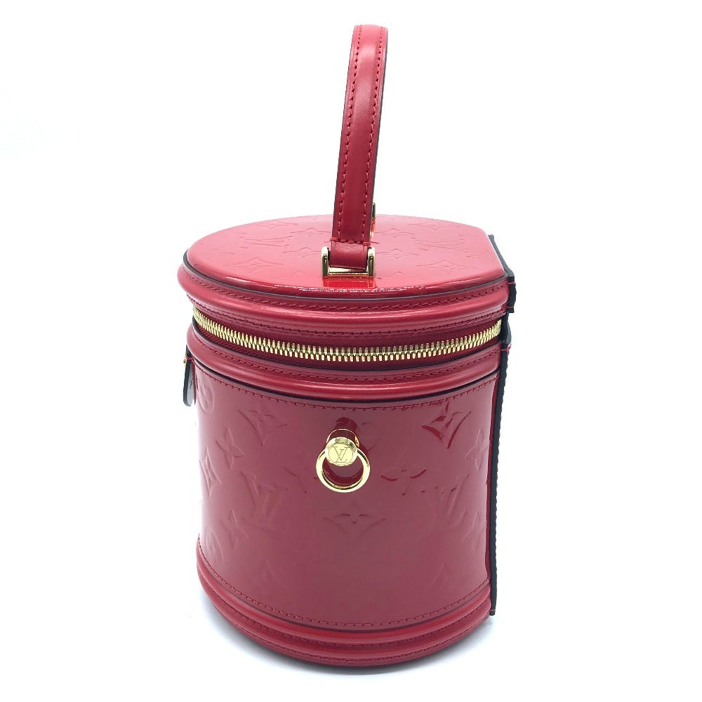 LOUIS VUITTON M53998 Monogram Vernis Cannes PM Handbag Patent Leather Women's Rouge Red — New - Store Return