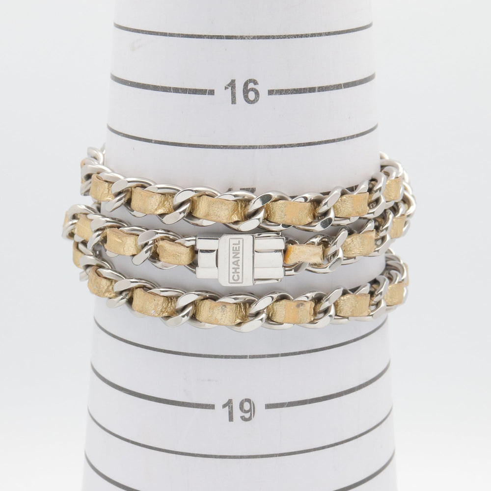 Chanel CHANEL Première Rock Watch, Stainless Steel, Leather Strap, Ladies, Gold Tone, Mirror Finish, H5583 — Very Good