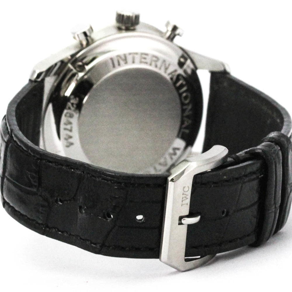IWC Portugieser Chronograph Automatic Steel Watch IW371438 Polished — Very Good