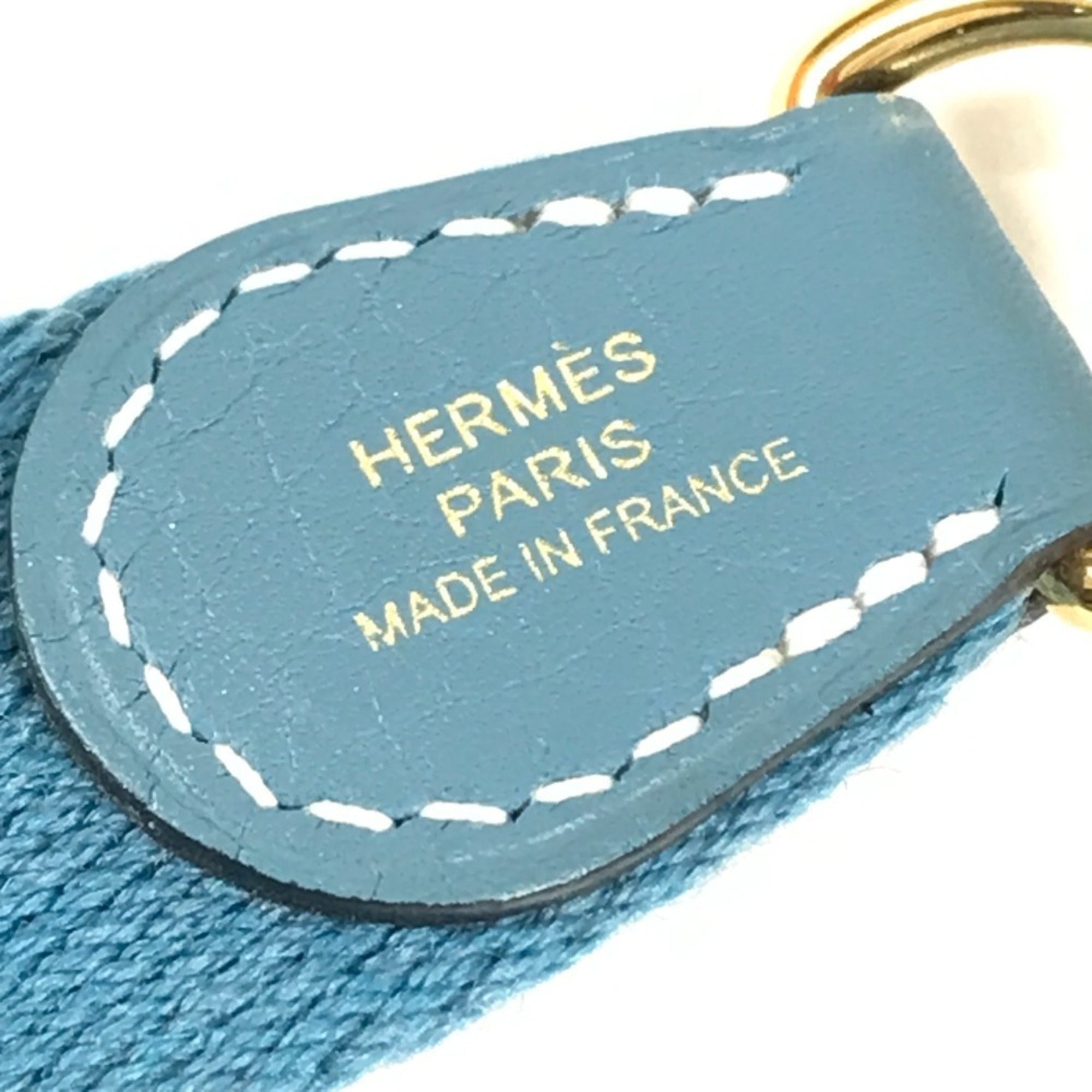 HERMES Evelyn TPM 16 Crossbody Pochette/Shoulder Bag in Taurillon Clemence Leather, New Blue Sheen for Men and Women — Like New