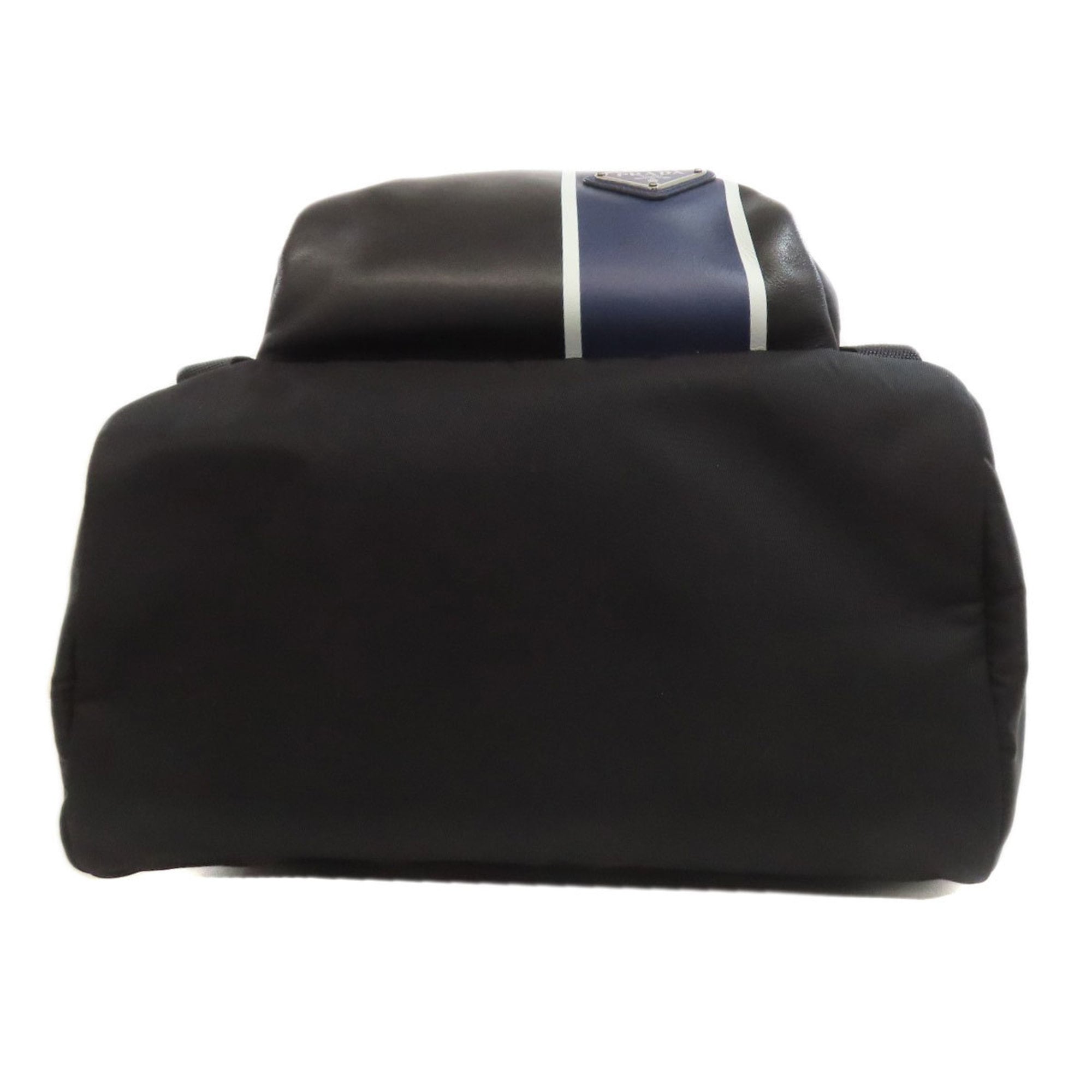 Prada logo hardware backpack/daypack in calfskin for women