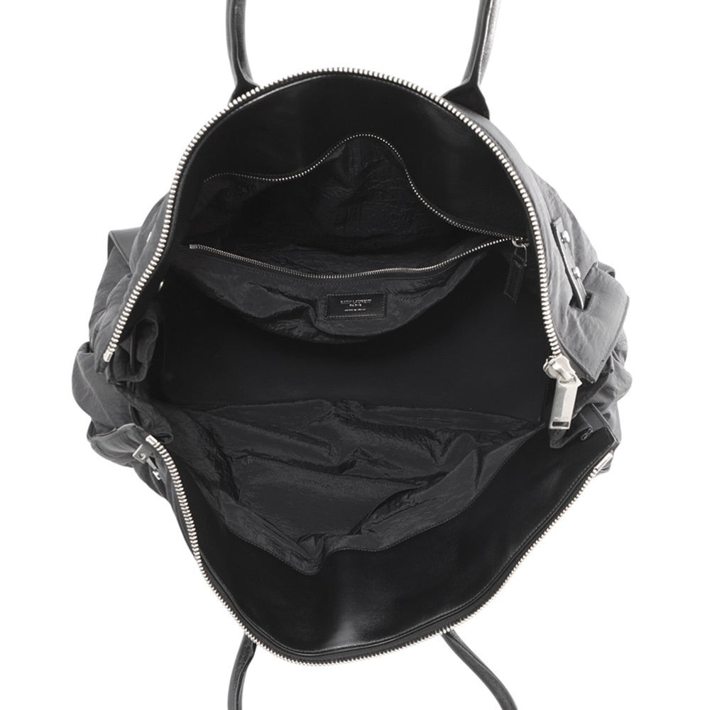 Yves Saint Laurent Saint Laurent Paris Tote Bag Sac de Jour Nylon Duffle 798526 SAINT LAURENT PARIS Black Handbag — Like New