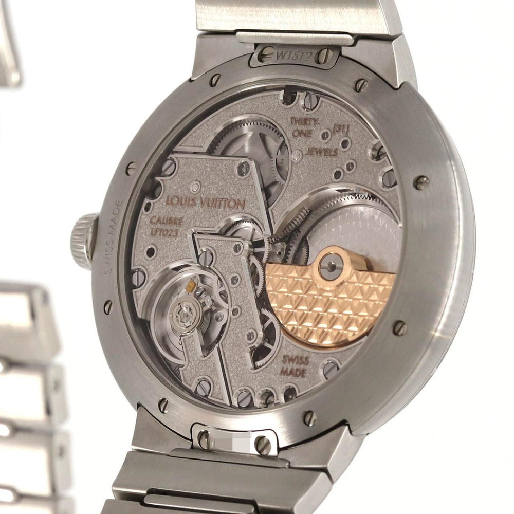 Louis Vuitton Tambour Automatic Steel Blue W1ST20 Stainless Watch — Very Good