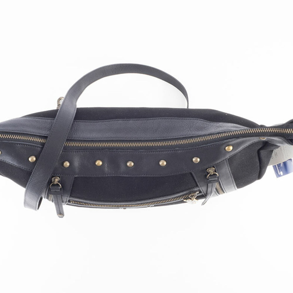 Burberry Canvas Shoulder Bag Leather Black Women's Blue Label Crossbody BURBERRY — Like New