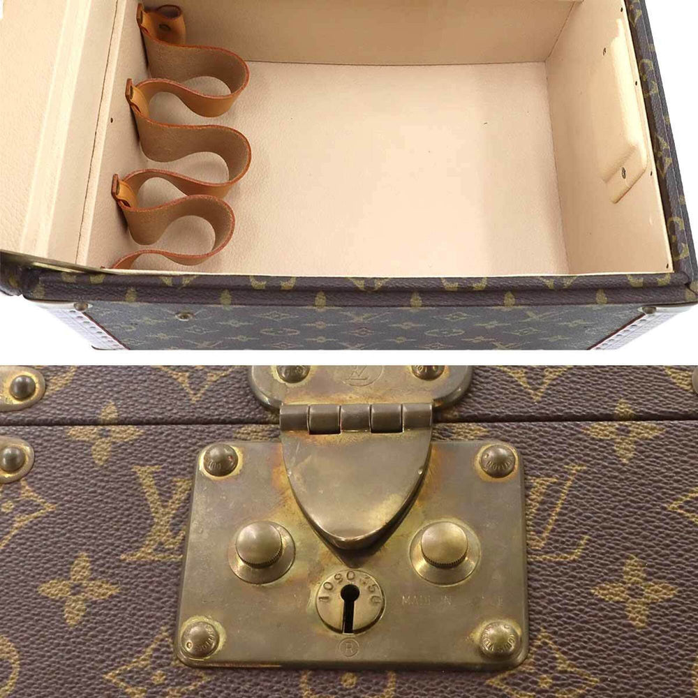 Louis Vuitton Monogram Boite Flacons Makeup Box Vanity Handbag Brown M21828 — Like New