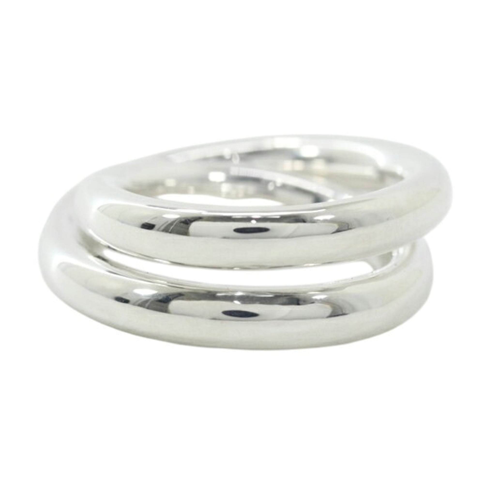 HERMES Vertige Ring #55 Ag925 (Margiela style ring, men's/women's, T6180) — Like New
