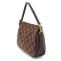 Louis Vuitton Damier Trouse Makeup Handbag Pouch Ebene N51982 Bag — Like New