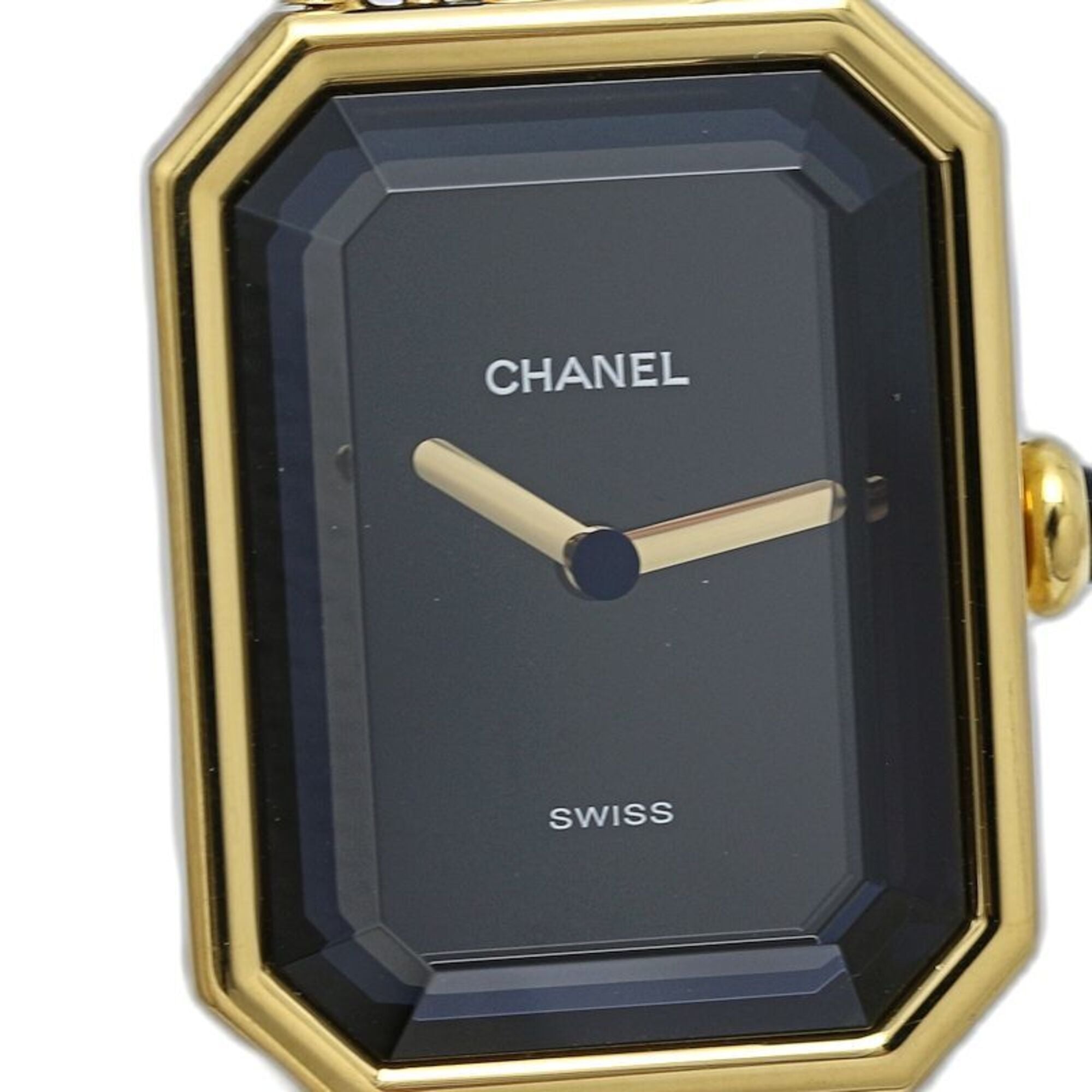 CHANEL Premiere S size H0001 483011001 Women's Watch GP (Gold Plated) x Leather 130517 — Good