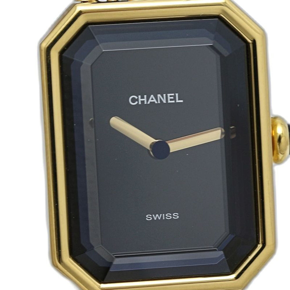 CHANEL Premiere S size H0001 483011001 Women's Watch GP (Gold Plated) x Leather 130517 — Good