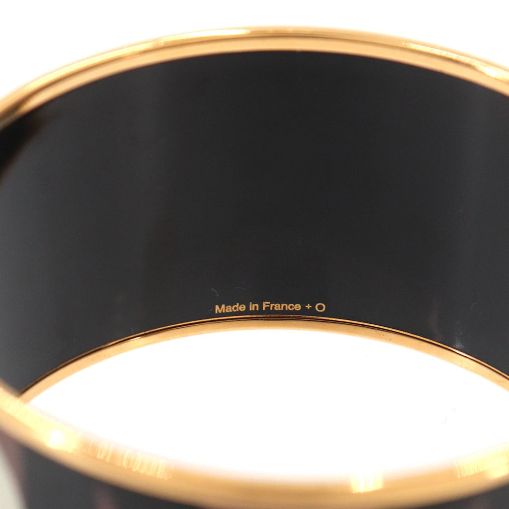 Hermes HERMES Email TGM Bangle Bracelet Brown Gold — New - Store Return