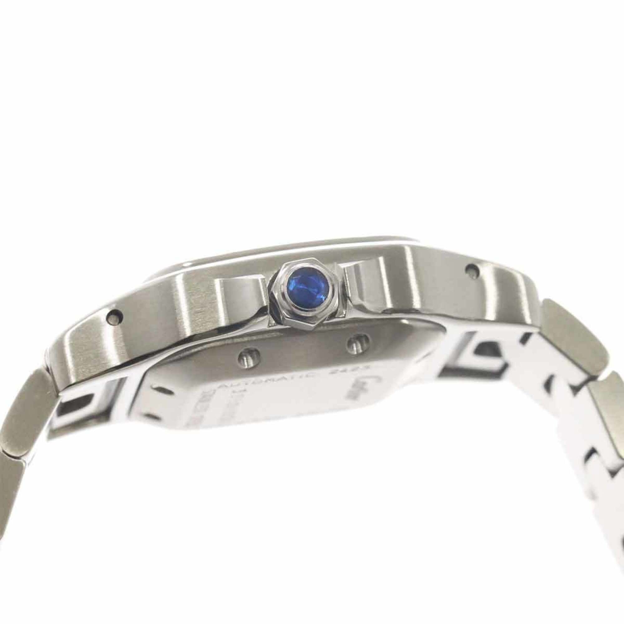 Cartier Santos Galbee SM W20044D6 Ladies' Watch, Date, Silver, Automatic Movement — Like New