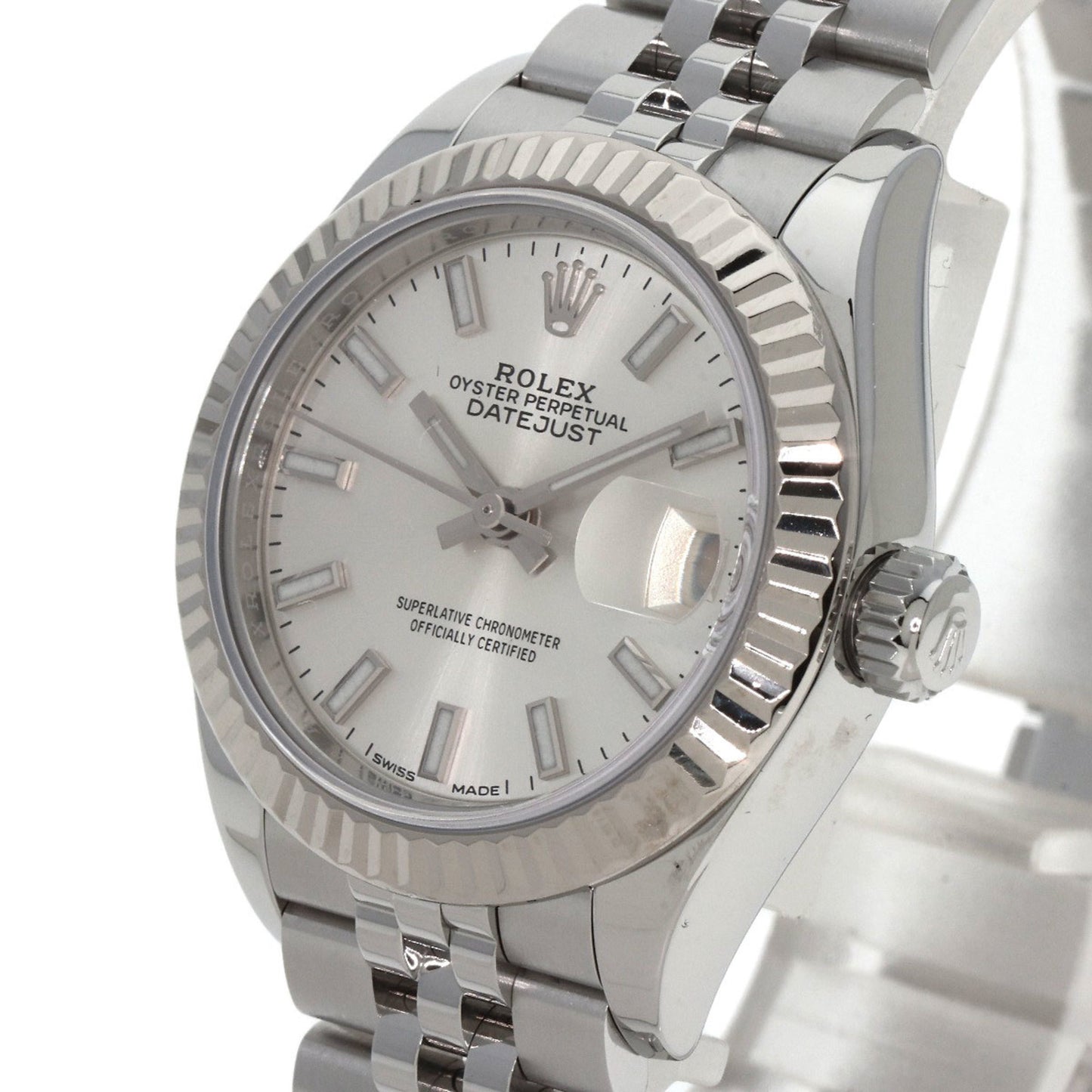 Rolex 279174 Datejust 28 Watch Stainless Steel SS K18WG Ladies ROLEX