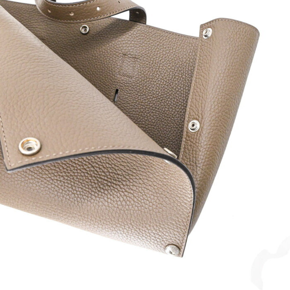 HERMES Sac Vello handbag, Taurillon Clemence leather, women's, Etoupe — New - Store Return