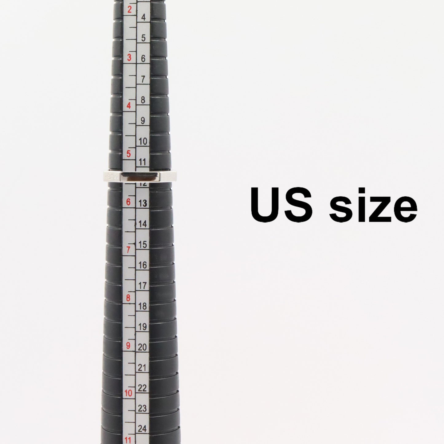 Gucci Octagon Ring, 18K White Gold (K18WG) for Women, Silver