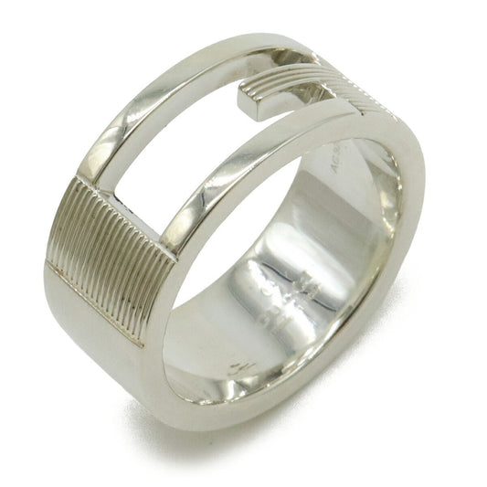 GUCCI Branded G Ring, Silver (Ag925, SV925), #11, Japanese Size (Approx. 10.5)