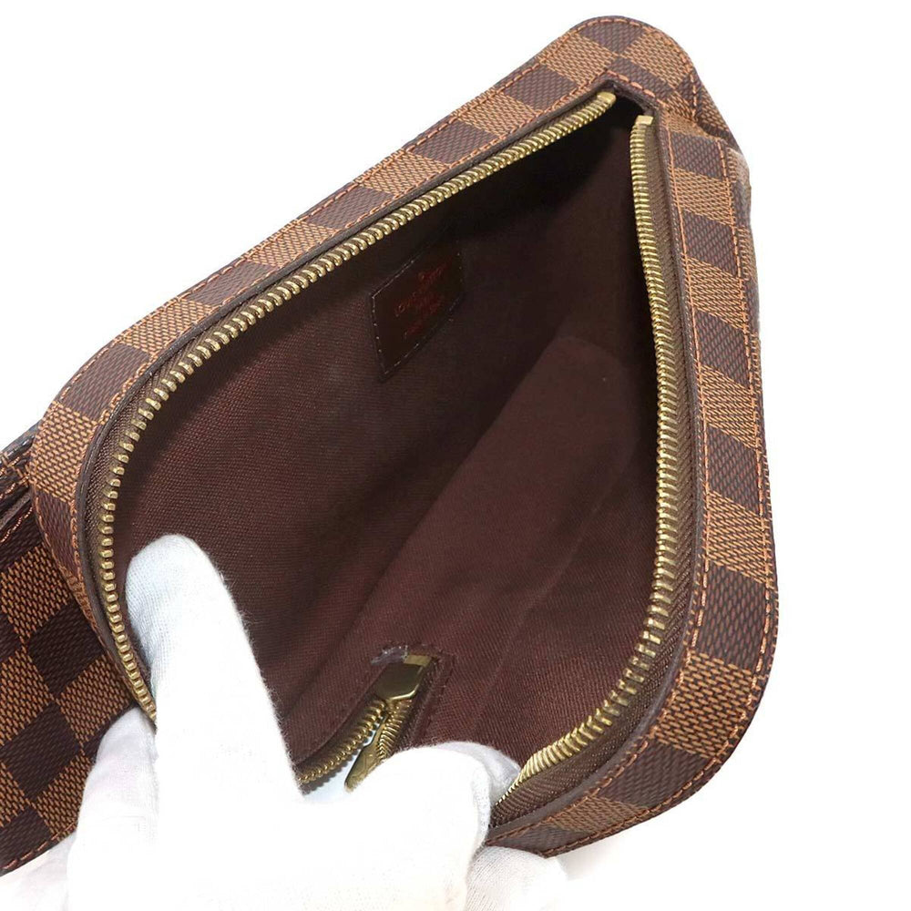 Louis Vuitton Damier Geronimos Body Handbag Waist Pouch Ebene Brown N51994 — Like New