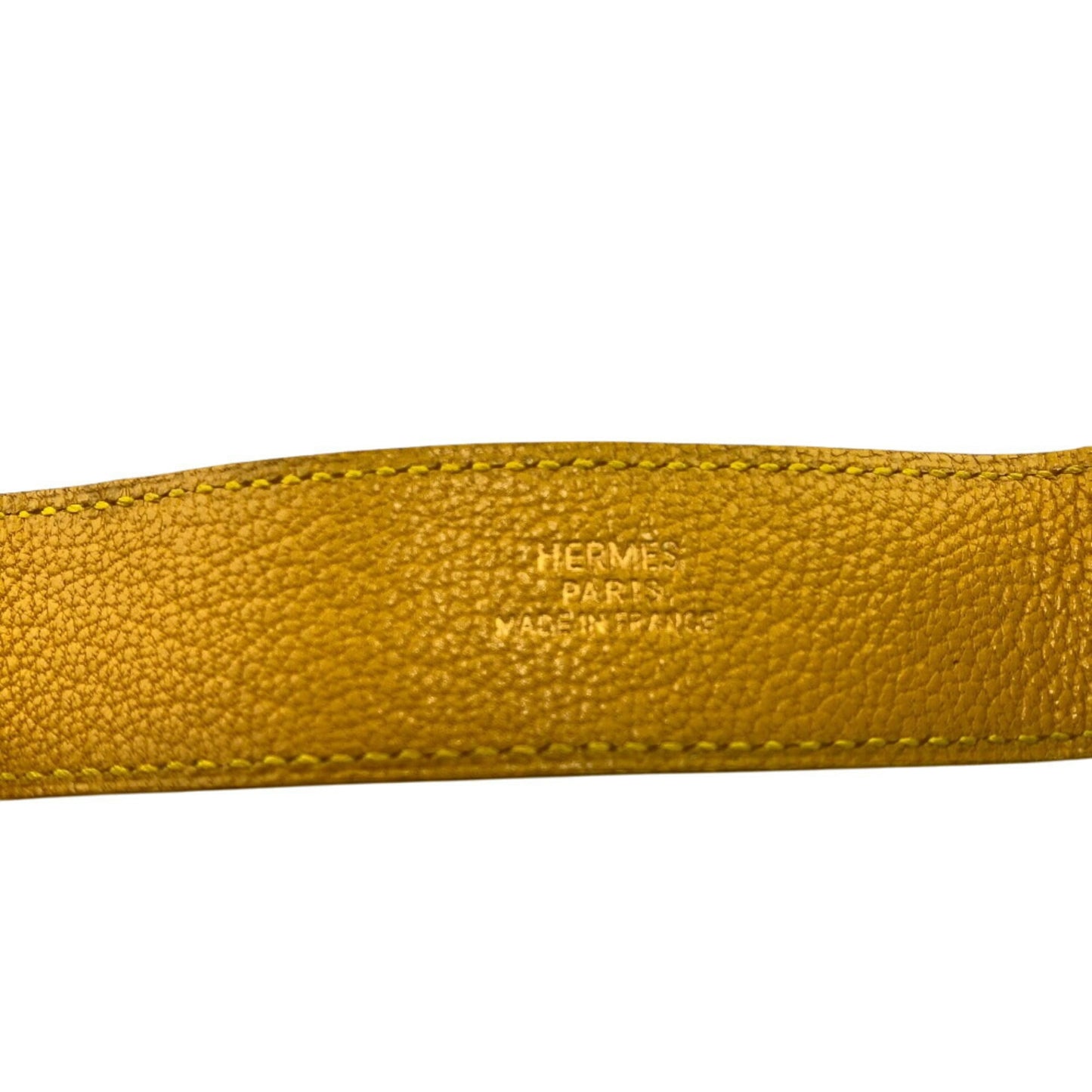 HERMES Artemis Bangle Bracelet, Yellow, Unisex