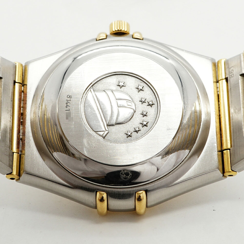 Omega Constellation Two-Tone Diamond 1202.15 Gold Dial Men's Watch — Good