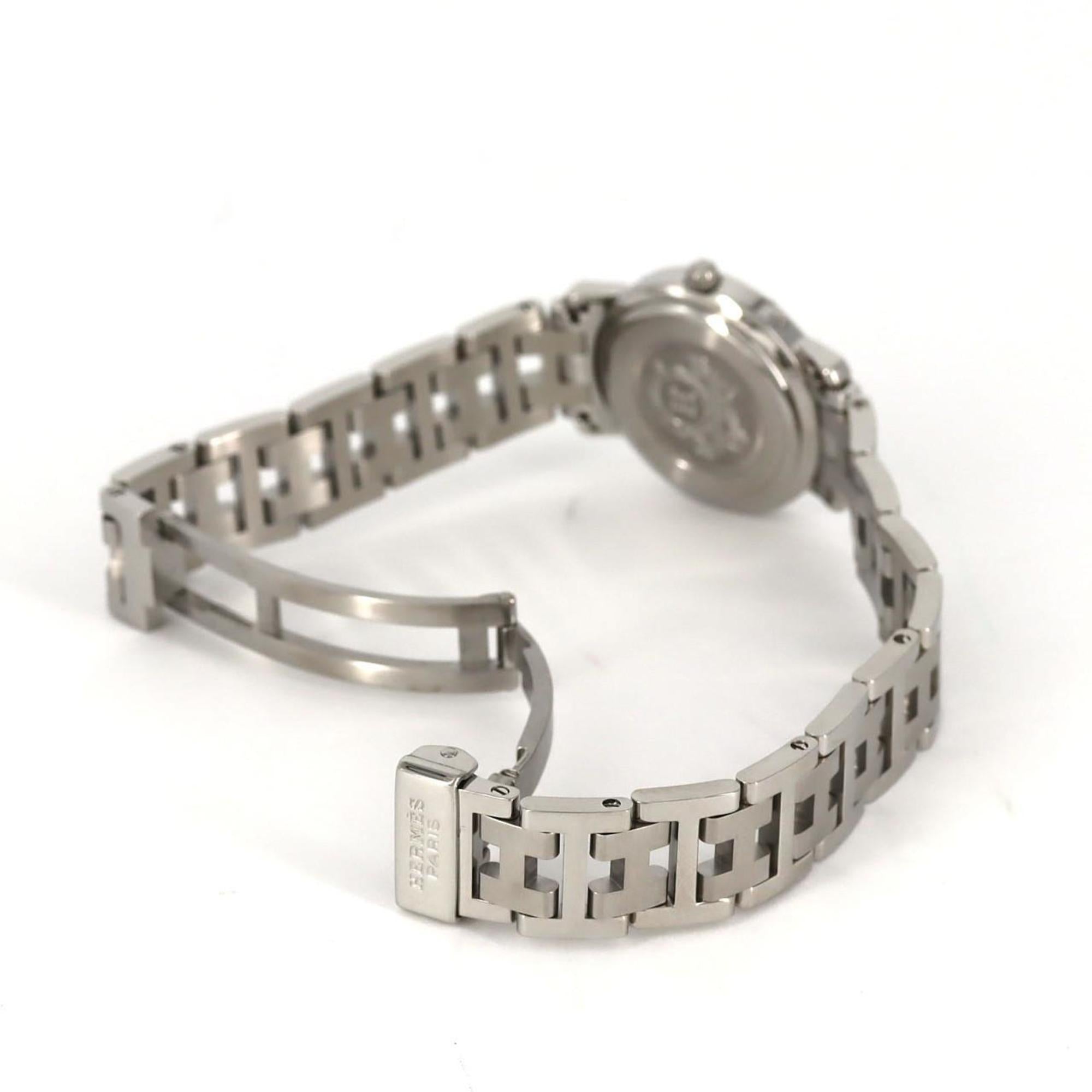 Hermès Clipper CL4.210 Stainless Steel Quartz Watch — Very Good