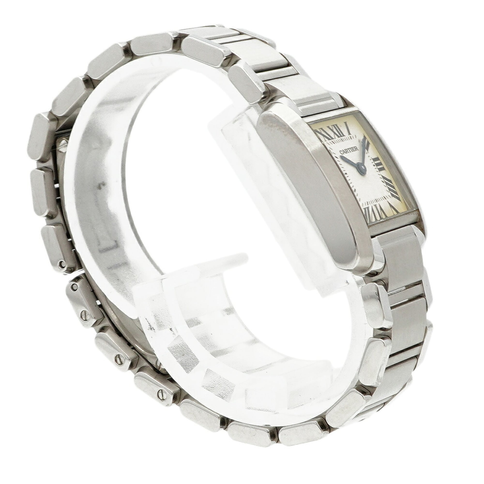 Cartier Tank Française SM W51008Q3 Ivory Dial Women's Watch — Good