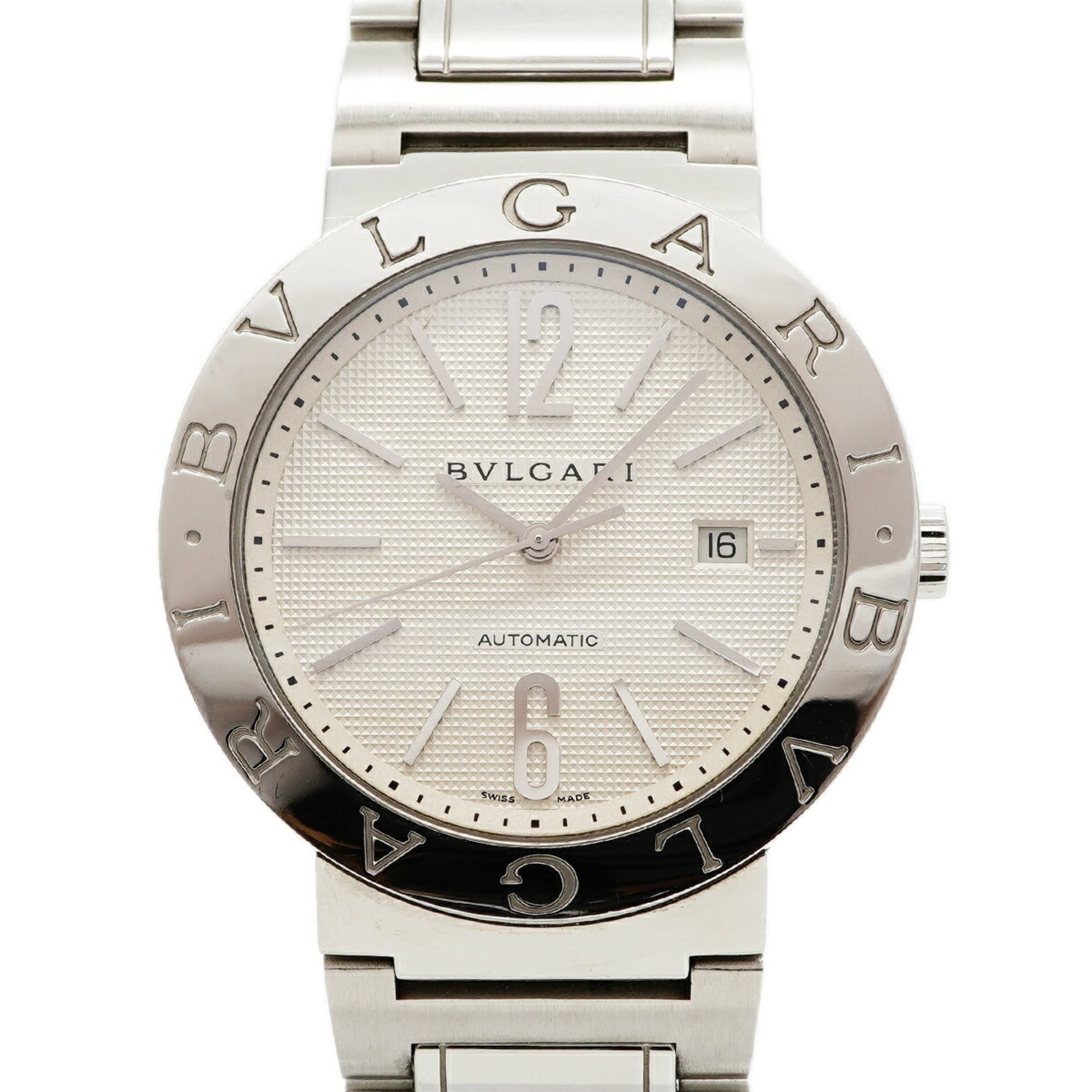 Bvlgari AUTO BB42SS Silver Dial Men's Watch — Good