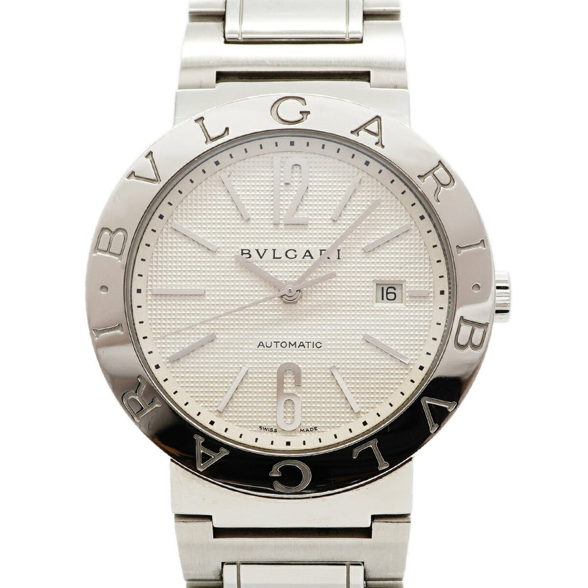 Bvlgari AUTO BB42SS Silver Dial Men's Watch — Good