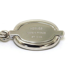 Hermes HERMES Pendant Mini Maillon PM Black Silver Necklace Unused — New - Store Return