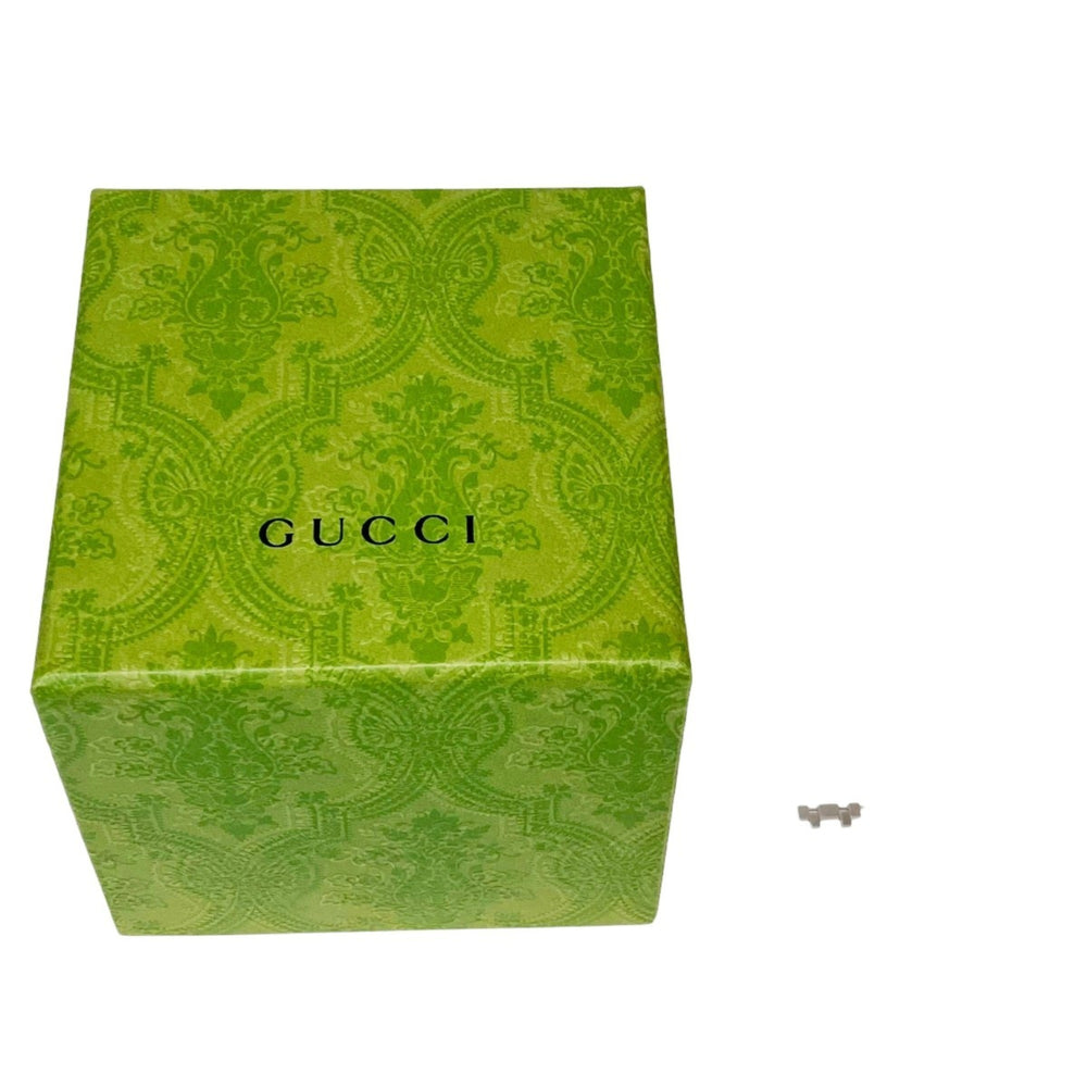 Gucci 25H Watch, Total Weight 57g, Stainless Steel, Quartz Movement, Silver Dial, YA163401 — Good