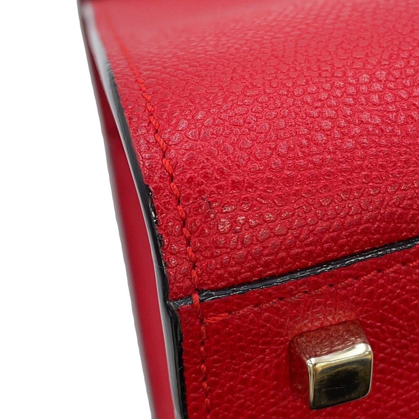 Valextra Iside Medium Handbag WBES0056028LOC99PTG 2-way Red