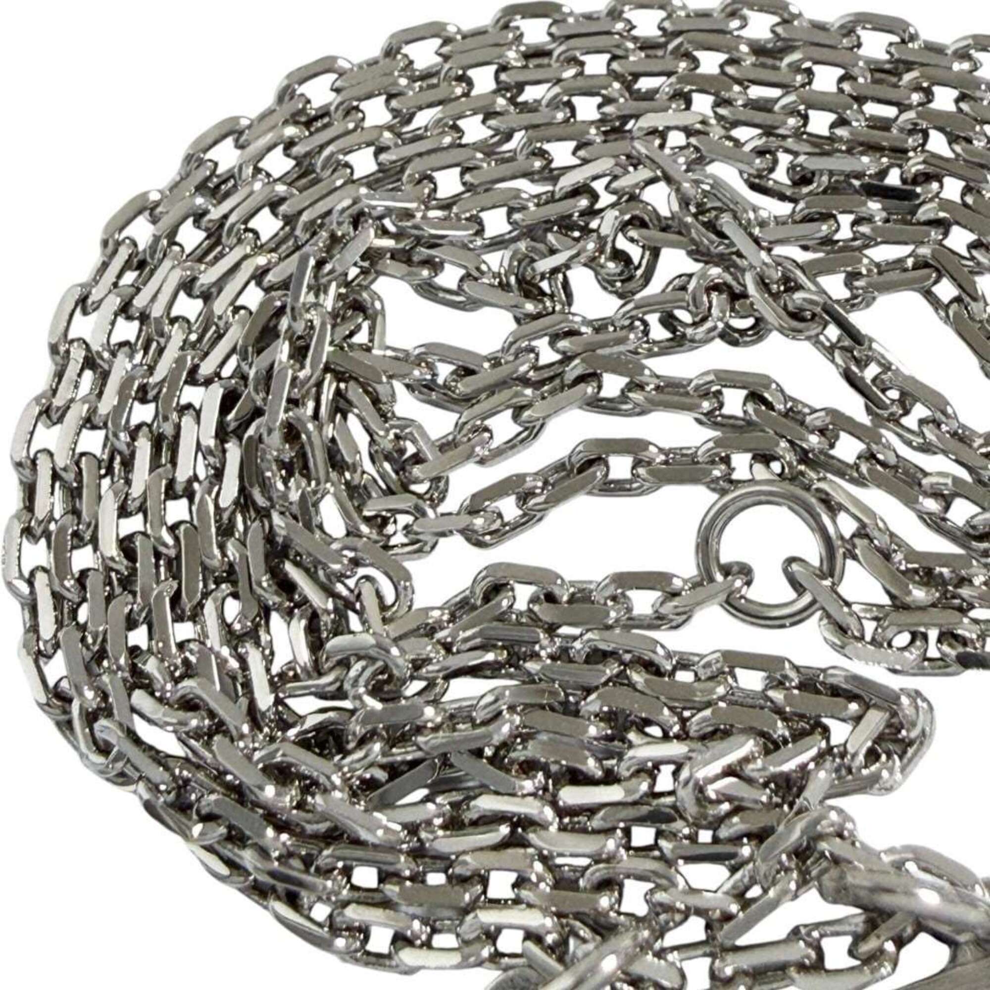 Fendi Men's Hexagon Pendant Long Necklace, 68-72cm — Like New