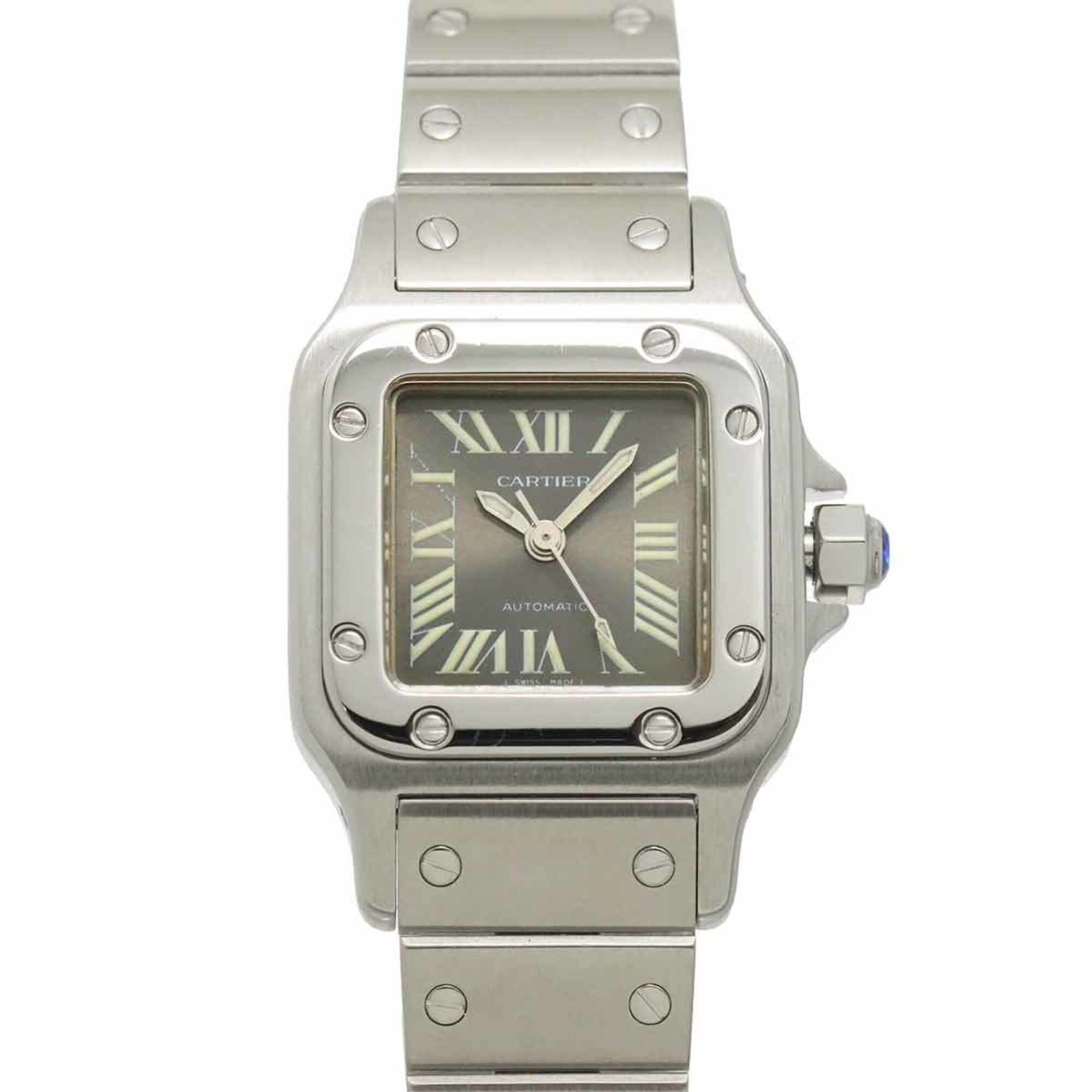 Cartier Santos Galbee SM W20066D6 Women's Watch Asia Limited Edition Gray Automatic — Like New