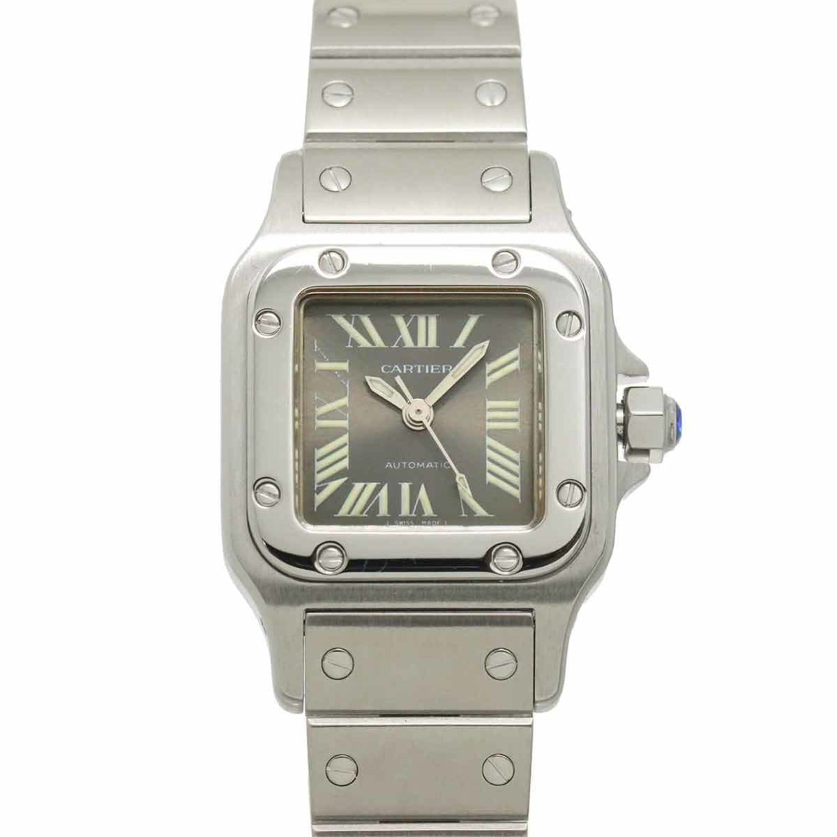 Cartier Santos Galbee SM W20066D6 Women's Watch Asia Limited Edition Gray Automatic — Like New